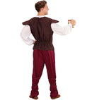 Tavern-Keeper  Shirt With Vest, Pants, Leg Ties 