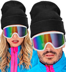 Hat Beanie Black Wool Look