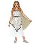 Greek Goddess  Toga Dress, Bracelets, Laurel Wreath 