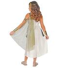 Greek Goddess  Toga Dress, Bracelets, Laurel Wreath 