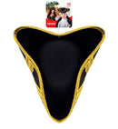 Tricorn With Gold Trim Felt