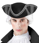 Tricorn With Silver Trim Felt
