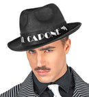 Felt Black Al Capone Hat
