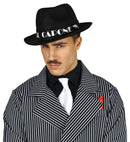 Felt Black Al Capone Hat