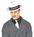 Felt White Al Capone Hat
