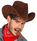 Suede Look Cowboy Hat