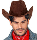 Suede Look Cowboy Hat