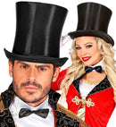 Bell Crown Top Hat Satin 20 Cm