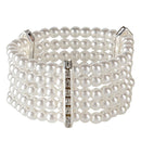 Deluxe Pearl Bracelet With Strass