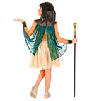Egyptian Queen  Dress With Bracelets And Cape 