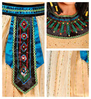 Egyptian Queen  Dress With Bracelets And Cape 