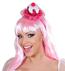 Mini  Cake Hat On Headband 4 Styles Assorted