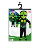 Space Alien  Overalls, Oversized Mask 