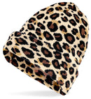 Hat Beanie Animalier Leopard Wool Look