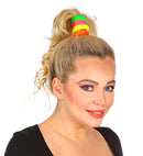 Set Of 8 Neon Hair Ties 4 Colors Ass.