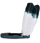 Native Indian Headband With 2 Feathers