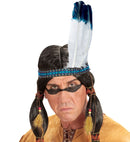 Native Indian Headband With 2 Feathers