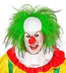 Clown Headpiece With Green Hair In Box