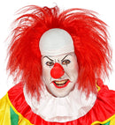 Clown Headpiece With Red Hair In Box