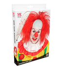 Clown Headpiece With Red Hair In Box
