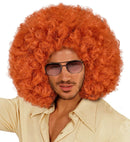 Copper Oversized Afro Wig In Box
