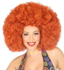 Copper Oversized Afro Wig In Box