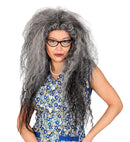Grey Oversized Frise' Wig In Box