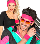 Pair Of Neon Pink Wristbands