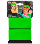 Pair Of Neon Green Wristbands