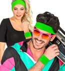 Pair Of Neon Green Wristbands