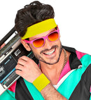 Pair Of Neon Yellow Wristbands