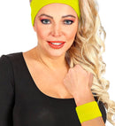 Pair Of Neon Yellow Wristbands