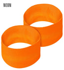 Pair Of Neon Orange Wristbands