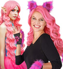 Pink Dream Hair Spiral Curls Wig In Box