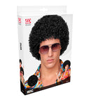 Black 70S Disco Wig In Polybag