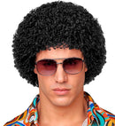 Black 70S Disco Wig In Polybag