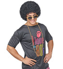 Black 70S Disco Wig In Polybag