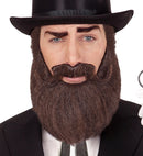 Brown Beard & Moustache