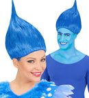 Blue Trolly Wig