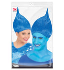 Blue Trolly Wig