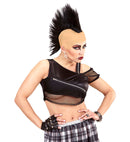Black Crest Punk Headpiece In Polybag