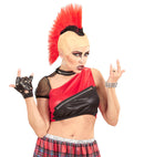 Red Crest Punk Headpiece