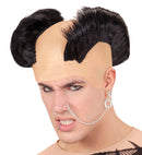 Black Double Crest Punk Headpiece