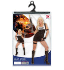 S.W.A.T. Officer  Dress, Armband, Garter, Gloves 