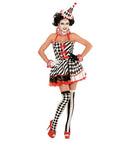 Pierrot Girl  Dress, Ruff, Cuffs, Mini Hat 