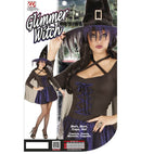 Purple Glimmer Witch  Shirt, Skirt, Cape, Hat 