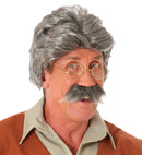Geppetto Wig & Moustache In Box