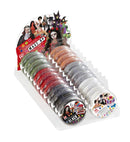 Display Box Of 24 Halloween Makeup In Tray 25 G  4 White, 4 Black, 4 Red, 4 Silver, 4 Green, 4 Orange 