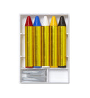 Display Box 20 Set Of 5 Makeupsticks With Sharpener