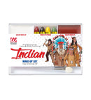 Indian Makeup Set  4 Makeup Sticks, White & Indian Red Makeup In Tray, Applicator 